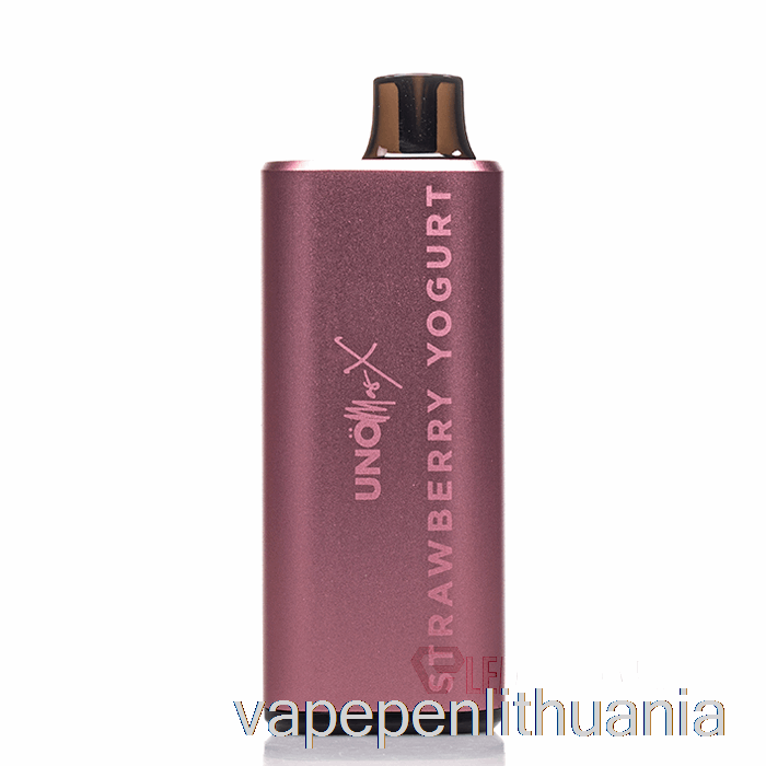 Uno Mas X 10k Vienkartinis Braškių Jogurto Vape Skystis